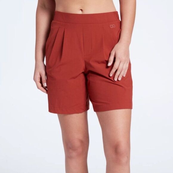 CALIA Women's High Rise Pleated Long Short Size X-Small NWT - Picture 1 of 8